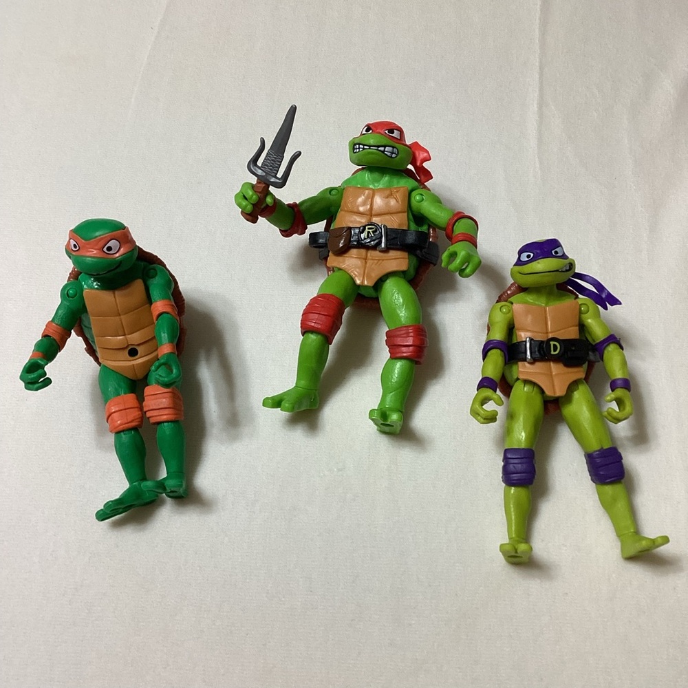 Set of 3 Teenage Mutant Ninja Turtles